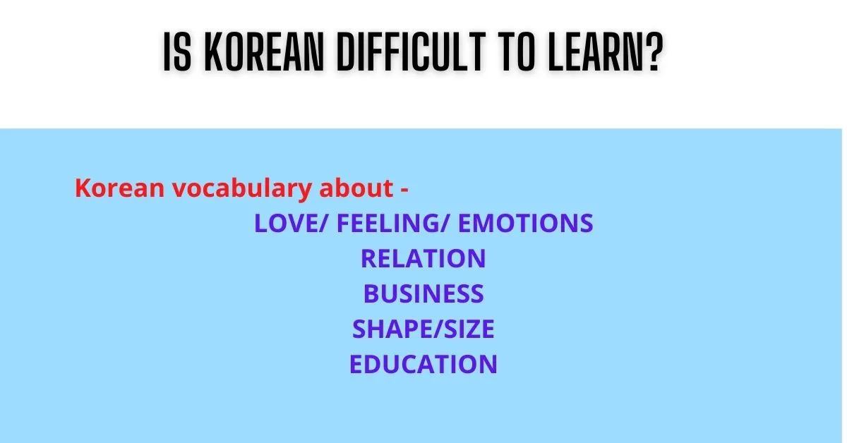 Korean easy to learn
